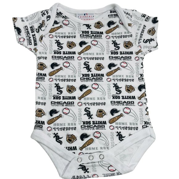 MLB Other - MLB Chicago White Sox Logo Team Athletics Baby 0 To 3 Months  One Piece Baseball